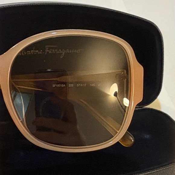 Salvatore Ferragamo Sunglasses with Branded Hard Case, GUC - Picture 5 of 6